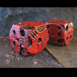 Buyer photo einst8n, who reviewed this item with the Etsy app for iPhone. Pirate Compass Tattoo, Oogie Boogie Dice, Nightmare Movie, Custom Dnd Dice, Red Dice, Skull Dice, Gaming Dice, Dungeons And Dragons Dice, Vintage Halloween Costume