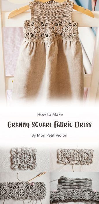 Beautiful Granny Square Dress for Baby Free Crochet Ideas - Carolinamontoni.com Baby Dress Pattern Free, Crochet Baby Dress Free Pattern, Baby Dress Tutorials, Square Fabric, Girls Dresses Diy, Crochet Baby Shoes Pattern, Dress Patterns Free, Easy Crochet Baby