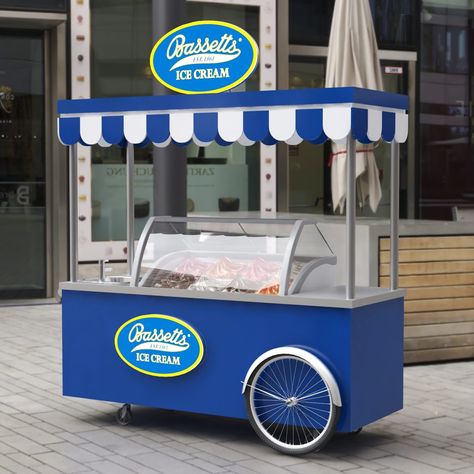 1.5m×0.6m blue street food cart for selling ice cream deliver to Korea Street Food Cart, Container Cafe, Fruit Pops, Grocery Store Design, Food Cart Design, Ice Cream Cart, Coffee Carts, Blue Food, Salon Interior Design