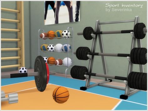 Set of objects of sports equipment, to decorate the gym.  Found in TSR Category 'Sims 4 Miscellaneous Sets' Sims 4 Functional Gym Equipment, Sims 4 Cc Fitness Furniture, Sims 4 Cc Workout Equipment Functional, Sims 4 Gym Equipment Cc, Sims 4 Workout Equipment Cc, Sims 4 Cc Gym Equipment, Sims 4 Cc Gym Equipment Functional, Sims 4 Cc Fitness, Sims 4 Sports Cc