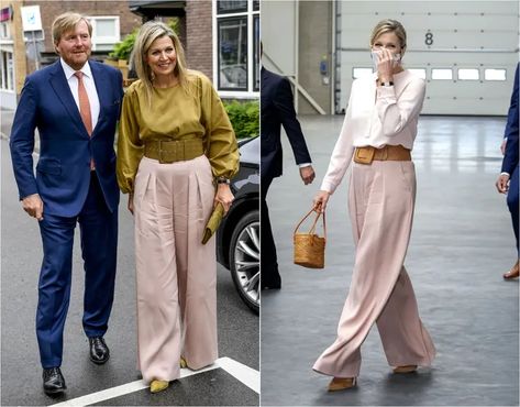 Casual Chique Stijl, Chique Outfit, Queen Maxima, Royalty, Queen, Pants, Trousers