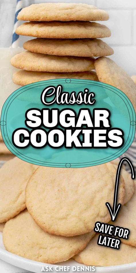 Paula Deen Sugar Cookie Recipe, Classic Sugar Cookie Recipe, The Perfect Cookie, Pudding Cheesecake, 4 Cake, Sugar Cookie Recipe Easy, Yummy Sugar Cookies, Brownies Cookies, Best Sugar Cookie Recipe