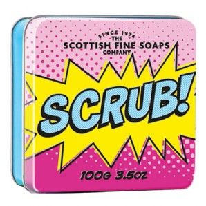 Scottish Fine Soaps Scrub Pop Art Tin Art Packaging, Retro Packaging, Soap Company, Luxury Soap, Soap Packaging, Packaging Labels Design, Creative Packaging, Packaging Design Inspiration, Packaging Labels