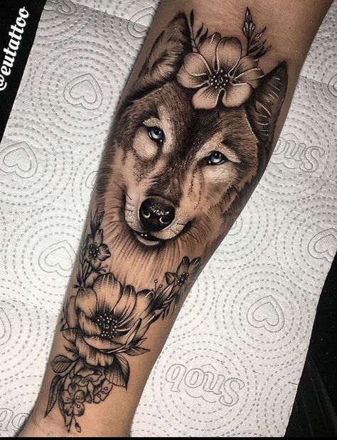 Wolf Face Tattoo, Wolf Tattoos For Women, Mandela Tattoo, Wolf Tattoo Sleeve, Hand Tattoos For Girls, Family Secrets, Wolf Tattoo Design, Forearm Tattoo Women, Leg Tattoos Women