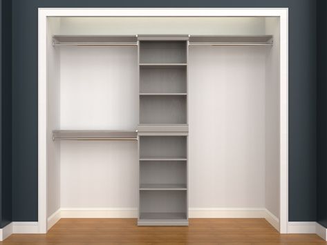 Closet Redesign, Ideas Armario, Modular Closet, Organiser Son Dressing, Front Closet, Closet Shelving, Modular Closets, Stackable Shelves, Wood Closet