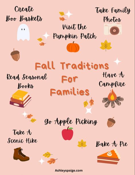 Fall is in full swing, and I’m here for it! 🍂🎃☕️ I always incorporate a fun activity, craft, yummy treat, family photos, and a few new books into the fall season every year! #family #familytime #familylife #familytraditions #familytradition #tradition #traditions #fallvibes #fallactivities #fall #spookyseason #spooky #holidays #holidaycrafts #crafts #seasonal #halloween #september #october Family Halloween Traditions, Halloween Traditions Family, Fall Family Ideas, Halloween Family Traditions, Fall Traditions With Kids, Fall Family Traditions, Family Fall Ideas, Autumn Traditions, Seasonal Traditions