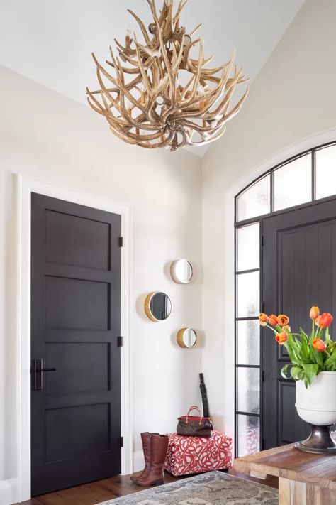 Benjamin Moore Foyer Colors, Bm Pale Oak, Pale Oak Benjamin Moore, Whimsical Living Room, Pale Oak, Benjamin Moore White, Favorite Paint Colors, Foyer Design, Benjamin Moore Paint