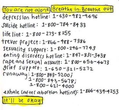 It will be ok. YOU ARE NOT ALONE. You are valuable. You matter. You are powerful. It is not your fault. I believe you. You are not alone. Mental Health Hotline, Trevor Project, Inspirational Speaker, Number Stickers, Parenting Books, Breath In Breath Out, Co Parenting, Picture Quotes, Positive Vibes