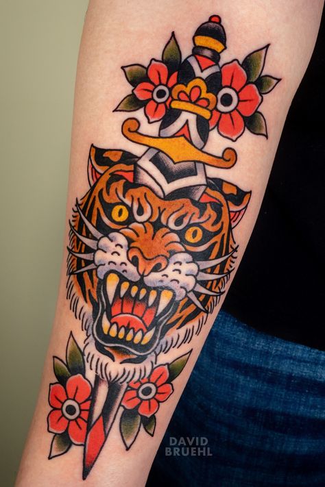 Florida Tattoos, Prison Tattoos, Forarm Tattoos, Dagger Tattoo, R Tattoo, Arm Tattoos For Women, Tiger Tattoo, Rib Tattoo, Tampa Florida