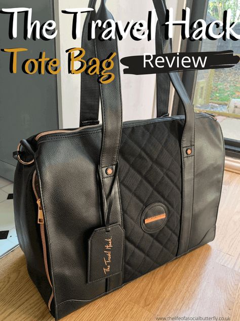 The Travel Hack Tote Bag Review - Best Carry-on bag for a Woman with Style - The Life of a Social Butterfly The Travel Hack Tote Bag Review - Best Carry-on bag for a Woman with Style (2024 ) Lifestyle