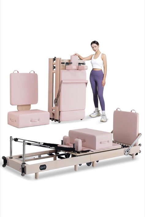 Pilates Reformer Machine, Premium Foldable Pilates Reformer, Durable and Quiet, Pilates Equipment for Home Workouts with Reformer Accessories and Reformer Pilates Box

#pilates #foldablepilatesreformer #pilatesreformer #pinkpilates #girlypilates #aestheticpilates #homeworkouts #homepilates #pilatesmachine Pilates Accessories, Reformer Machine, Pilates Machine, Pilates Equipment, Reformer Pilates, Home Workouts, Pilates Reformer, Home Gym, At Home Workouts