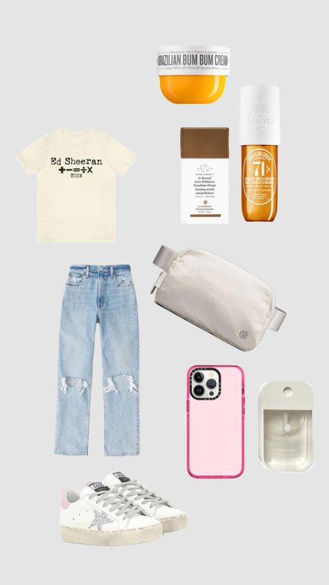 ED SHEERAN CONCERT Ed Sheeran Concert Outfit 2023, What To Wear To Ed Sheeran Concert, Ed Sheeran Concert Outfit Ideas 2023, Ed Sheeran Concert Outfit, Ed Sheeran Concert, Cute Concert Outfits, High School Fashion, Concert Outfits, Ootd Ideas