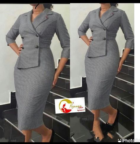 Official Blouses For Ladies, Dresses Wardrobe, Female Elegance, Office Wear Women Work Outfits, Corporate Gowns, Office Wear Outfit, Suit Gown, Official Wear, Office Wears