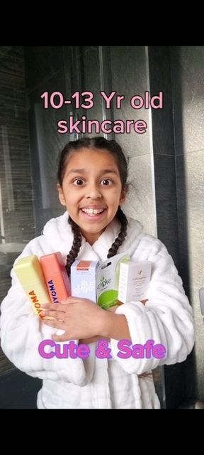 Byoma Skincare For Kids, Skincare Routine For 10yrs, Kids Doing Skincare, Kid Friendly Skincare, Byoma Skincare Safe For Kids, Skin Care For 13 Yrs Old Girl, Glow Recipe For Kids, Skincare Routine For 11 Yrs Old, Kids Skin Care Routine