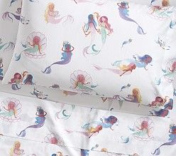 Mermaid Sheets, Kids Bed Sheets, Mermaid Bedding, Kids Sheets, Mattress Dimensions, Girl Beds, Kids' Bed, Fitted Sheets, Kid's Rooms