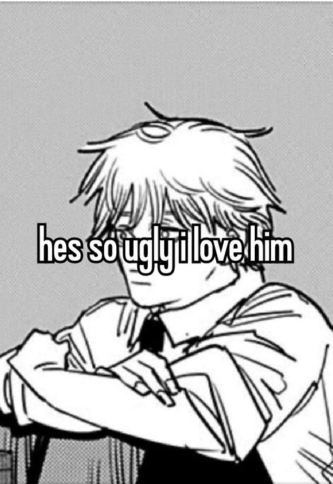 Denji Manga, Denji Csm, Black Dude, Im Going Crazy, Kissing Him, Always Love You, Chainsaw Man, An Anime, Literally Me