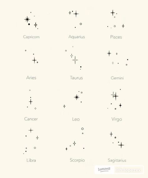 November Star Sign Tattoo, November Star Sign, Aquarius Star Constellation, Star Sign Tattoo, Star Constellation Tattoo, Tattoo Sheets, Stick Tattoo, Chain Tattoo, Astrology Tattoo