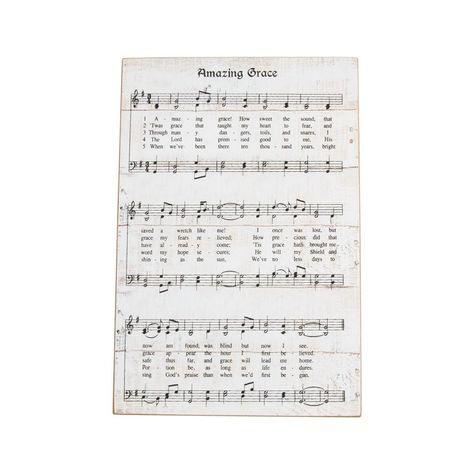 Amazing Grace Sheet Music, Decorative Crosses, Music Sign, Elevated Homes, Music Signs, Words Of Hope, Wedding Party Supplies, Crosses Decor, Accent Wall Decor