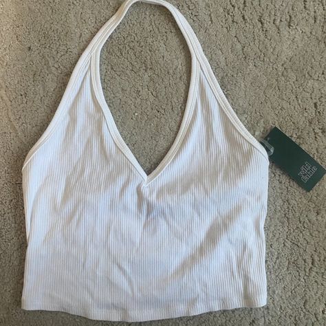 From Wild Fable (Mini Target Brand), Size Small, Cropped Fit, Halter Top With Open Back, Fits True To Size, Never Worn, Tags Still On Mini Target, Thrift Board, Cropped Halter Top, Top With Open Back, Silk Crop Top, Bell Sleeve Crop Top, Orange Crop Top, Velvet Corset, Black Cropped Tank