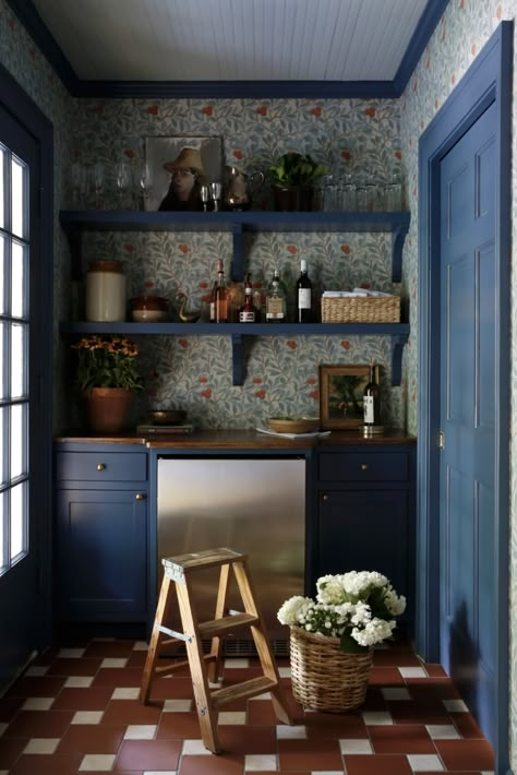 Make Life Beautiful With Stephanie Sabbe - Studio McGee Classic Tile, Wallpaper Paint, Tile Inspiration, Luxe Interiors, Boot Room, Granny Chic, Butler's Pantry, Studio Mcgee, Pantry Design