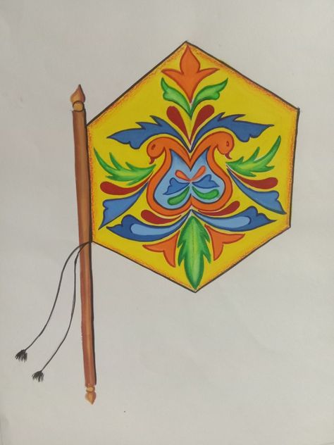 Hand Fan Design Drawing, Hand Fan Drawing, Hand Fan Design, Intermediate Drawing, Elementary Drawing, Human Sketch, Colour Drawing, Drawing Kids, Basic Painting