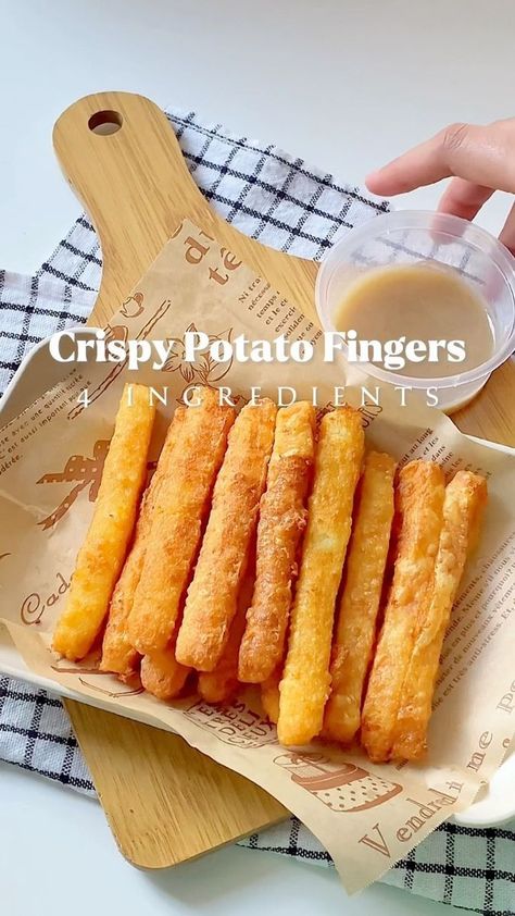 Small Tummy, Potato Fingers, Gf Sides, Hanging Crafts, Potato Croquettes, Cake Video, Big Appetite, Vegetarian Fast Food, Veggie Food