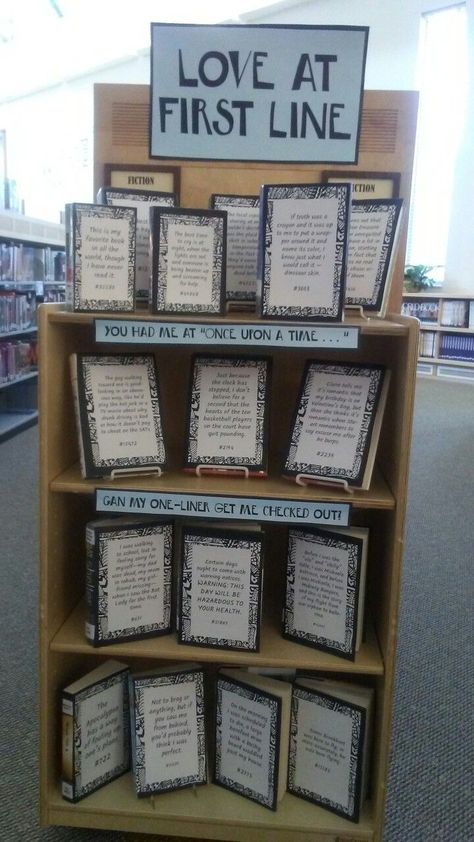 Book Displays Library, School Library Book Displays, Library Book Displays, High School Library, Book Displays, Love At First, School Library, High School, Books