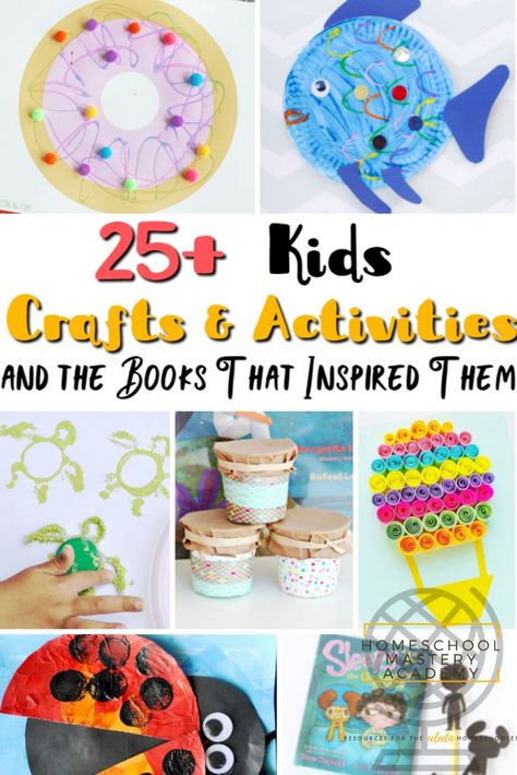 Activities Based On Children's Books | 25 Outstanding Crafts and Activities Based on the Best Children's Books #kidsbooks #homeschool  #kidscrafts Crafts Based On Books, Play Dough Invitation, Crafts Book, Hot Air Balloon Craft, Books Crafts, Childrens Books Activities, Playdough Activities, Bug Crafts, Keep Learning