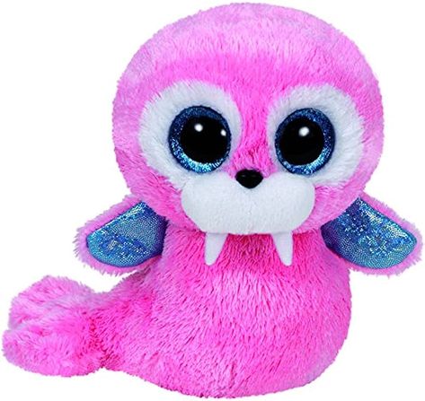 TY Beanie Boo Plush - Tusk the Walrus 15cm : Amazon.co.uk: Outlet Ty Animals, Space Things, Ty Stuffed Animals, Ty Toys, Ty Babies, Cute Beanies, Ty Beanie Boos, Beanie Boo, Kawaii Doll