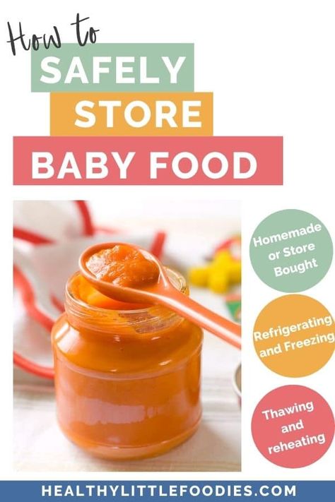 Homemade Baby Food Storage, Baby Food Guide, Freezing Baby Food, Making Baby Food, Diy Baby Food, Baby Food Pouch Recipes, Baby Food Storage, Baby Puree Recipes, Baby Puree