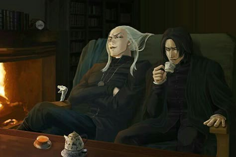 Snape X Lucius, Severus Snape Art, Severus Snape Fanart, Snape Fanart, Professor Severus Snape, Harry Potter Severus Snape, Severus Rogue, Harry Potter Severus, Snape Harry Potter