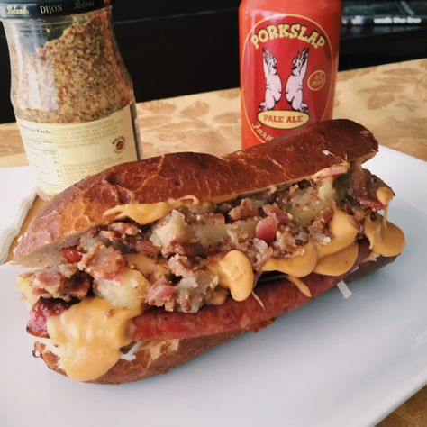 Kielbasa Sauerkraut, Grilled Kielbasa, Potato Salad With Bacon, Beer Cheese Sauce, Control Appetite, Big Sandwich, Sub Sandwich, Sandwhich Recipes, Best Sandwich Recipes