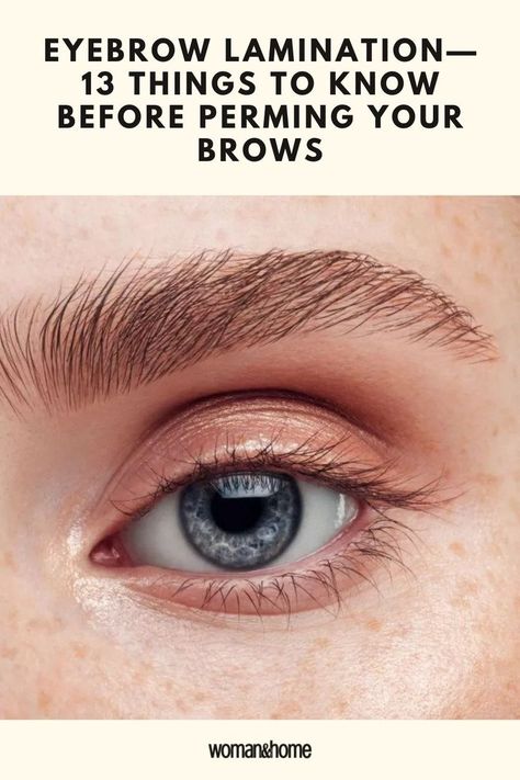 We outline the facts and things you need to know so you can work out if eyebrow lamination is for you. New Eyebrow Trend, Fix Eyebrows, Types Of Brushes, Best Eyebrow Pencils, Eyebrow Lamination, Eyebrow Trends, Best Eyebrow Makeup, Foundation Brushes, Beautiful Eyebrows