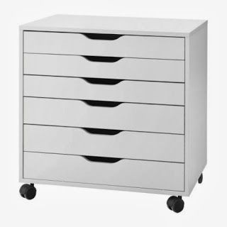 Alex - from IKEA - the most used craft storage unit? Ikea Workspace, Rangement Art, Ikea Alex Drawers, Alex Drawer, Ikea Drawers, Workspace Storage, Studio Storage, Sewing Spaces, Craft Storage Ideas