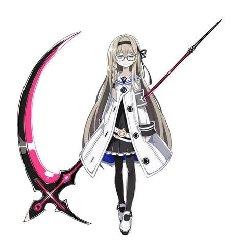 Anime Scythe, Art Manga, Game Character Design, Arte Fantasy, Anime Oc, Anime Poses, Magical Girl, Fantasy Character Design, 그림 그리기