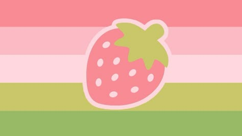 A xenogender relating to strawberries, I don't have the time to explain more Xenogender Flag, Gender Pronouns, Gender Flags, Lgbtq Flags, Lgbt Flag, Ochako Uraraka, Catch Em All, Gender Identity, The Flag