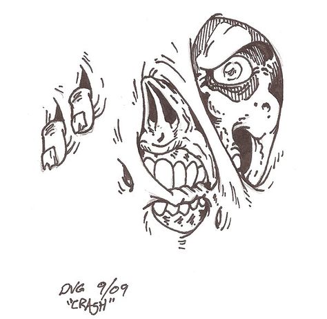 Tattoo Sketches and Drawings | Zombie Tattoo design by Crash2014 on deviantART Zombie Tattoo, Inktober Ideas, Zombie Drawings, Zombie Tattoos, Arte Zombie, White Zombie, Zombie Art, Skulls Drawing, Bike Ideas