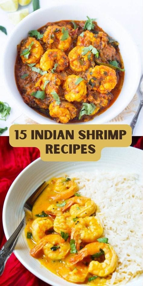 shrimp recipe collection Curried Shrimp Recipes, Curried Prawns Recipes, Shrimp Indian Recipes, Curry Prawns Recipes, Indian Food Recipes Shrimp, Shrimp Recipes Indian Style, Indian Seafood Recipes, Prawn Recipes Indian, Shrimp Curry Recipe Indian