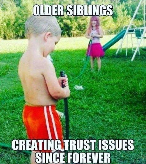 48 Memes People With Siblings Will Relate To. - Gallery Sibling Memes, Growing Up With Siblings, Older Siblings, Clean Memes, Funny Pins, Bones Funny, Funny Cute, I Laughed, A Girl