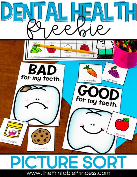 Dental Classroom Ideas, Teeth Activities For Preschool Dental Hygiene, Dental Lesson For Preschool For Kids, Dentist Science Preschool, Dental Health Week Activities, Dentist Kindergarten Activities, Preschool Dental Theme, Tooth Fairy Preschool Activities, Dental Health Activities Kindergarten