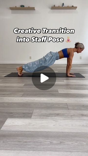 Yoga x Lee on Instagram: "Updog to staff pose, back to plank 🤌🏼🤌🏼🤌🏼

Check back tomorrow for a flow including this transition! 🧘🏼‍♀️🔥

For access to 150+ creative transitions, in a searchable video library 📚 click the link in my bio to join @thetransitionvault community! 👀🔓 

💙 Top: @setactive 
🩵 Bottoms: @shoplotusandluna (Use my code “yogaxlee” for $ off 🫶🏼)

#yogaxlee #yogaflow #ytt #yogateacher #yogainstructor #creativeyoga #yogainspiration #yogainspo #poweryoga" Yoga Poses For Photoshoot, Seated Yoga Poses, Vinyasa Yoga Sequence, Yoga Inspo, Yoga Sequence, Power Yoga, Video Library, Yoga Pose, Yoga Sequences