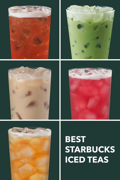 Starbucks Recipes and Best Tea Drinks - Oh, How Civilized Iced Tea Starbucks, Starbucks Tea Recipes, Starbucks Teas Drinks, English Breakfast Tea Latte, Iced Herbal Tea, Tea Starbucks, Raspberry Drink, Passion Fruit Tea, Drinks Starbucks