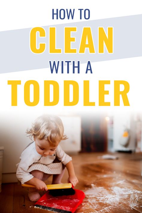 Get the best mom tips for how to clean with a toddler. These cleaning hacks will help make life easier in the season of parenting small children. Chores For Toddlers, Mom Hacks Toddlers, Chores For Kids By Age, Toddler Cleaning, Homemaker Schedule, Independent Toddler, Kids Chores, Toddler Chores, Age Appropriate Chores