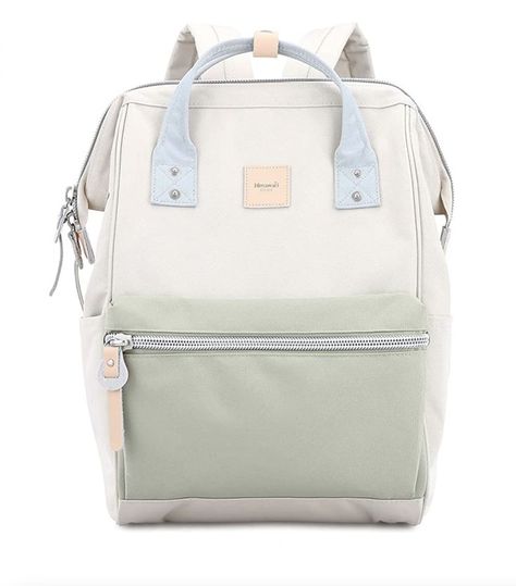 Himawari Laptop Backpack Travel Backpack With USB Charging Port Large Diaper Bag Doctor Bag School Backpack for Women&Men (1881-Beige/green, Regular)- (paid link) Blue Zones, Backpack For Women, Doctor Bag, Backpack Travel, Bag School, Active Wear Shorts, School Backpack, Backpack Bag, Canvas Backpack