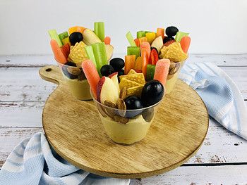 Charcuterie Board Cups, Healthy Charcuterie, Vegan Charcuterie Board, Charcuterie Cups, Spicy Almonds, Charcuterie Board Ideas, Bagel Chips, Makes No Sense, Party Food Buffet