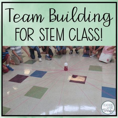 Team Building idea for STEM class or any class! Kids love this one! Newton's Laws, Stem Activities For Kids, Stem Club, Stem Classes, Team Builders, Teaching Stem, Stem Lab, Stem Classroom, Build Community