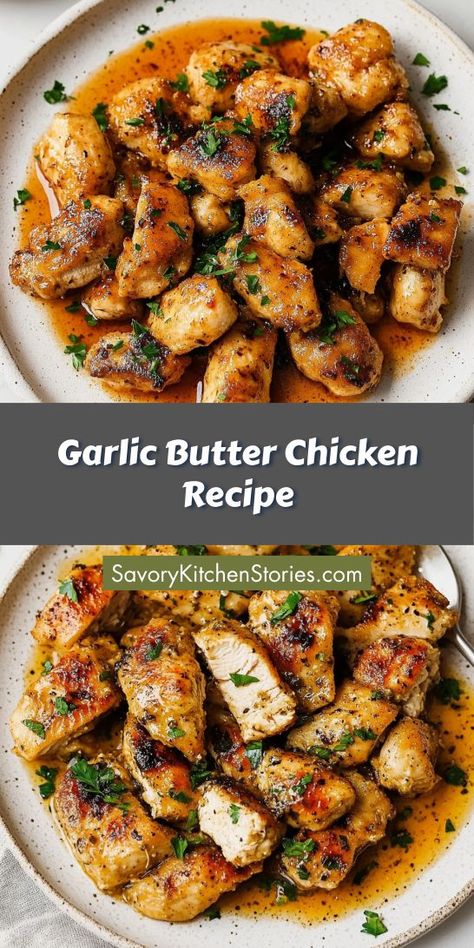 How about a restaurant-quality chicken dinner at home? This Garlic Butter Chicken Recipe offers juicy chicken breasts sautéed in rich garlic butter, ideal for impressing guests or satisfying your cravings. Remember to save this delicious recipe for your future Chicken Breast Recipes! Sauteed Chicken Breast Recipes, Restaurant Chicken Recipes, Sauteed Chicken Recipes, Juicy Chicken Breast Recipes, Garlic Chicken Breast Recipes, Quick Chicken Breast Recipes, Butter Chicken Sauce, Gourmet Chicken, Easy Chicken Breast