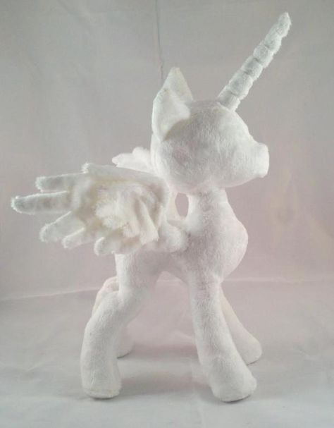 Unicorn Pegasus Plush Pattern | Craftsy Mlp Plushies, Princess Pattern, Diy Wings, Treat Toppers, Plushie Patterns, Sewing Stuffed Animals, Mlp Pony, Unicorn Plush, Pony Drawing