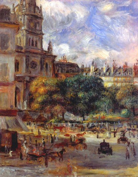 August Renoir, Maurice Utrillo, Renoir Art, Renoir Paintings, Paris Painting, Auguste Renoir, The Holy Trinity, Edouard Manet, Pierre Auguste