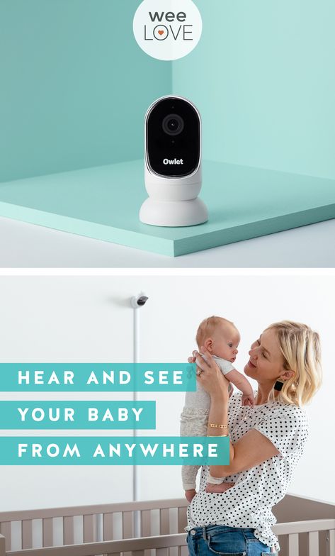 It’s easier than ever to keep tabs on your sleeping baby from your smart phone. The Owlet Cam livestreams HD video to their app through a secure, encrypted wi-fi connection. Baby Cam, Best Baby Shower Gifts, Baby Monitor, Shortening, Smart Phone, Baby Gear, Baby Sleep, Shower Gifts, Front Row